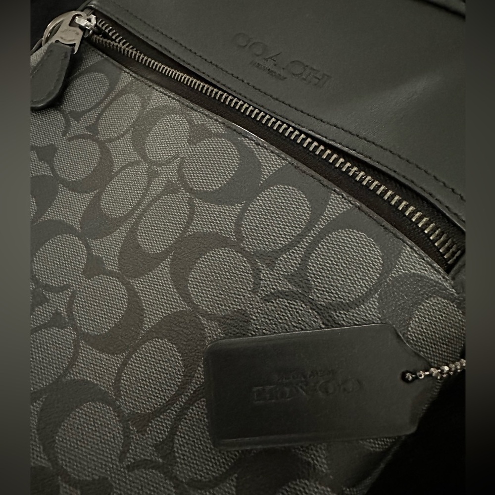 SOLD Coach Crossbody Black - Picture 2 of 4
